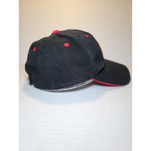 VTG Drew Pearson Chicago Blackhawks Embroidered Tomahawk Adidas Collest Game Hat - Picture 4 of 6